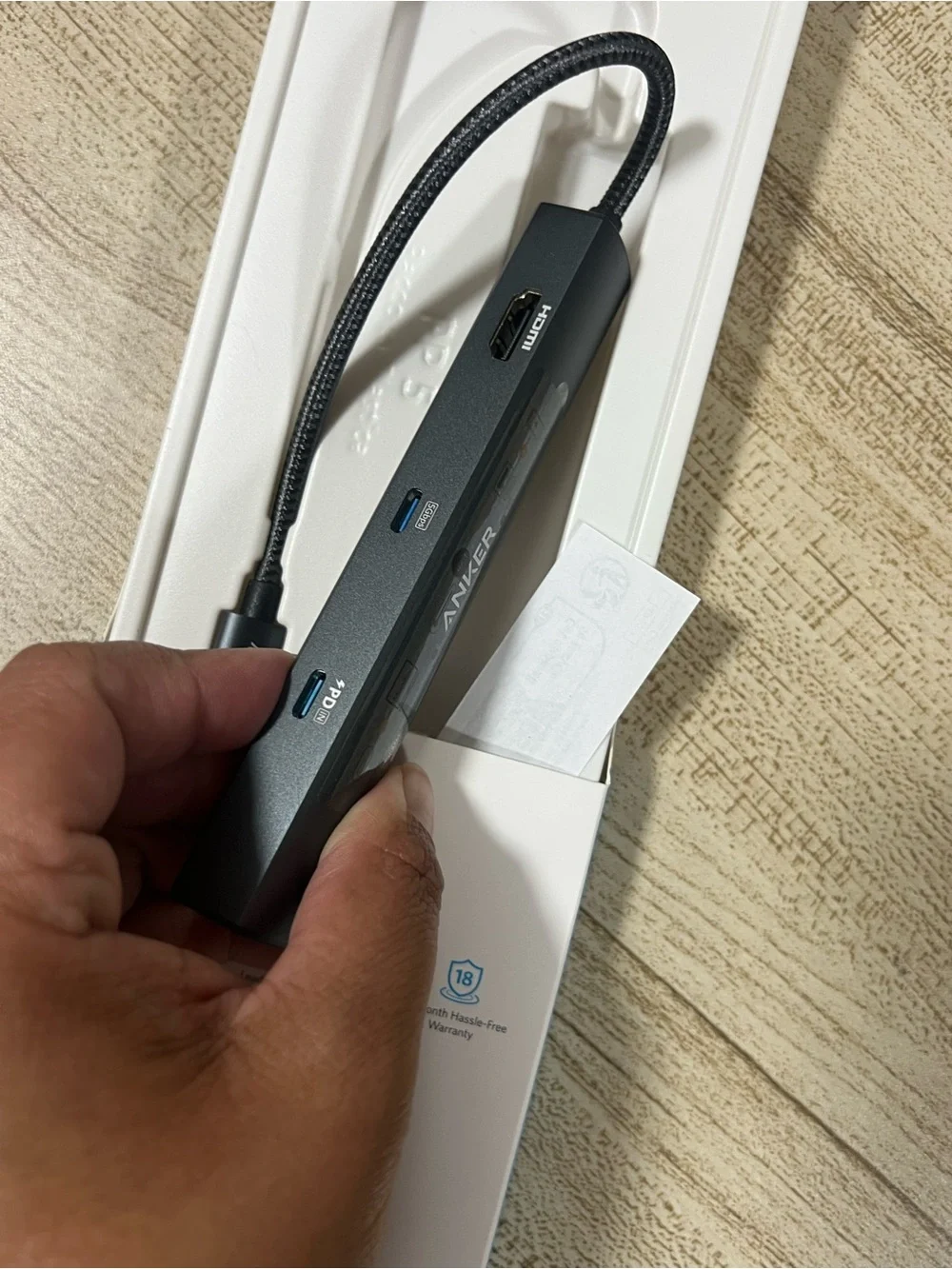 Anker USB-C Hub in Black